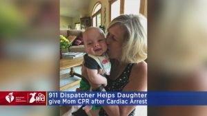 daughter performs cpr on mom
