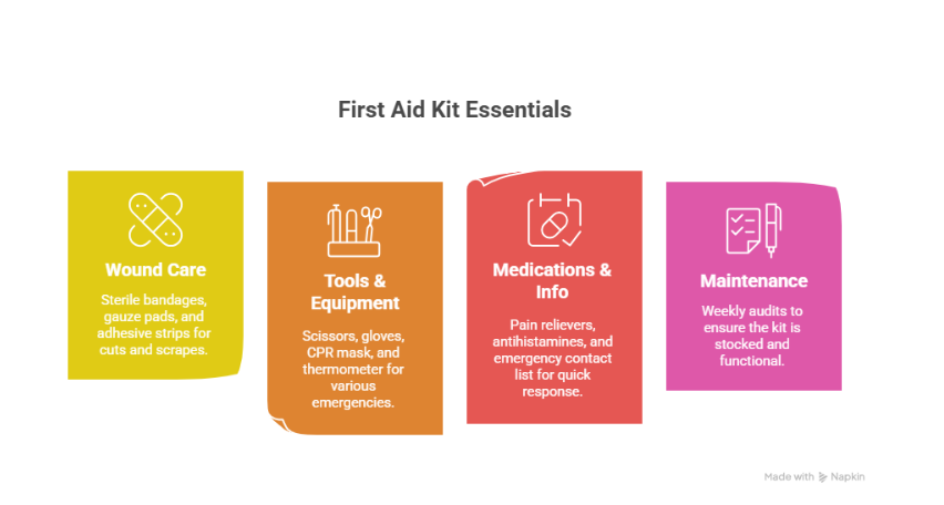 Poolside First Aid Kit Essentials